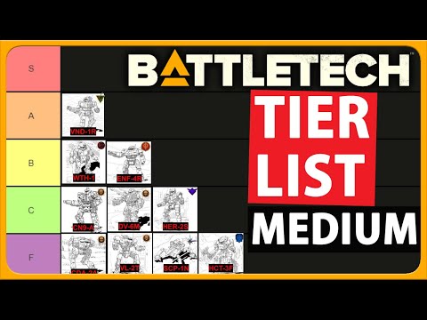 Medium Mech Tier List (BATTLETECH 3025)