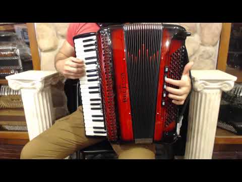 BELTSTUIVM120RS - Red Shadow Beltuna Studio IV Piano Accordion LMMM 41 120 $6999