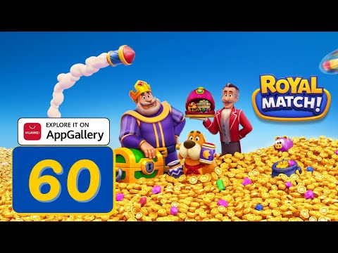 Royal Match - Area 60 - Laboratory - Gameplay with EXCLUSIVE COUPONS