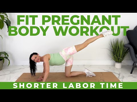 Pregnancy Exercises For A Fit Pregnant Body (30 Min Full Body Pregnancy Workout)