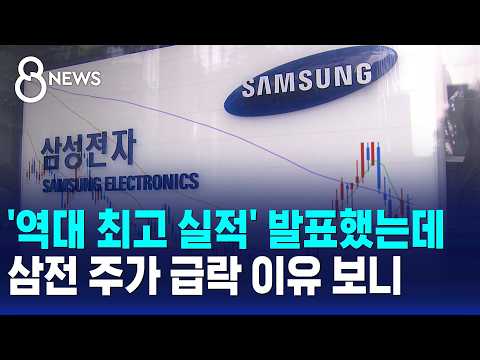 삼성전자 역대 최고 성적 받았는데 왜 주가는 떨어졌을까?