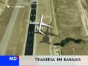 Simulación accidente avión en Barajas