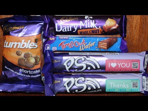 Cadbury: Tumbles, Dairy Milk Whole Nut, Time Out Wafer & P.S. Milk Chocolate Review