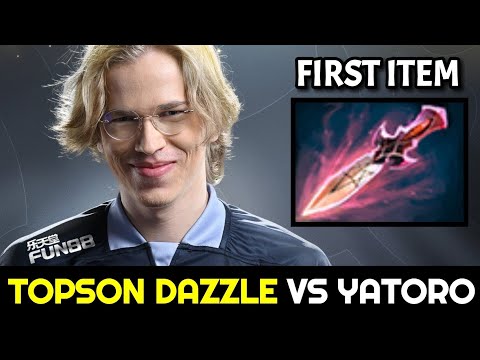 TOPSON vs YATORO — MID Dazzle with First Item Witch Blade Dota 2
