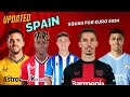 Updated Spain squad for Euro 2024