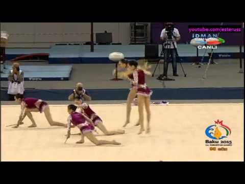 Azerbaijan 6 clubs + 2 hoops Final - Baku Test 2015