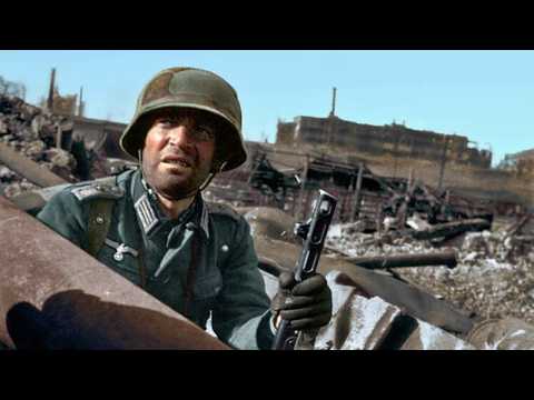 Exclusive footage. Battle of Stalingrad 1942-43 in Color [HD]. Heavy Combat footage WW2.