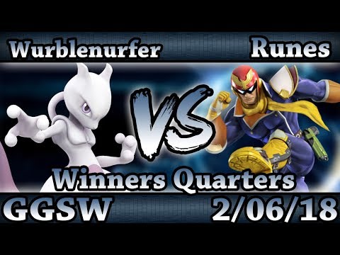 GGSW 70 - Wurblenurfer (Mewtwo) Vs. Runes (C.Falcon) Smash Wii U Winners Quarters - Smash 4