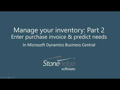 See video Manage your inventory needs in Business Central: Part 2