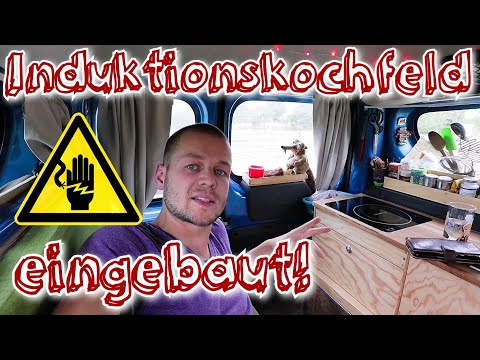 🧲 Autark Kochen mit Induktion im Minicamper? 🚙 - Küche komplett umgebaut im Dacia