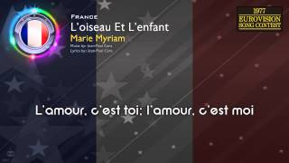 [1977] Marie Myriam - "L'oiseau Et L'enfant" (France)