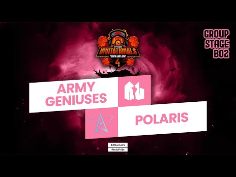Army Geniuses VS Polaris // PNXBET Invitationals SEA S4  (Best of 2) // Caster : Eretyelnats