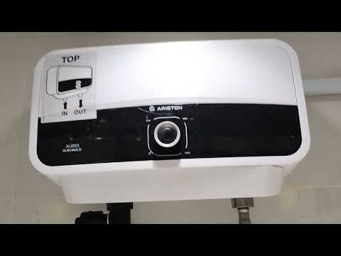 how to install ariston instant water heater