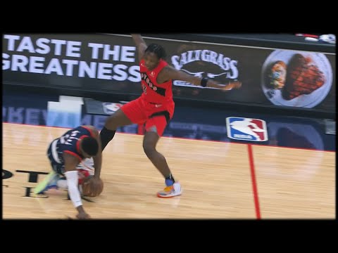 OG Anunoby Makes an Incredible Defensive Play and the Alley-OOP Pass