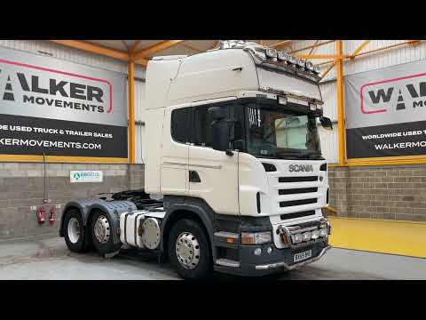 New In Stocklist For Sale: SCANIA R480 TOPLINE 6X2 TRACTOR UNIT – 2010 – BX59 BHE
