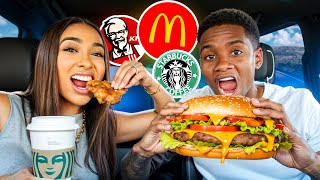 Eating The MOST POPULAR Food Items On Fast Food Restaurants Menus!