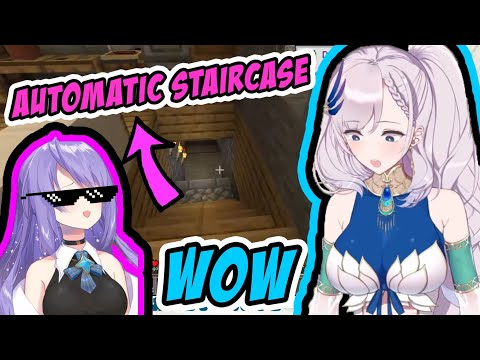 Chrisubs [Quality Clips] - 【Hololive】Reine Reacts to Moona's House and Iofi's "Playroom"【Minecraft】【Eng Sub】