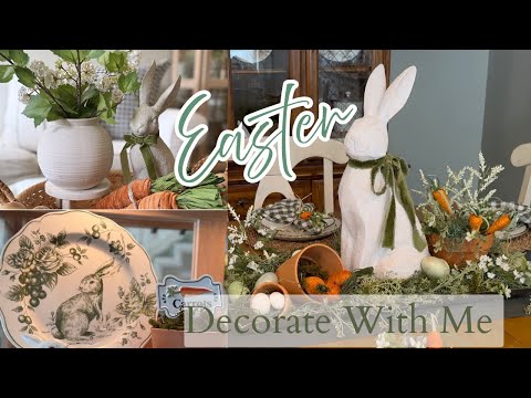 Easter Decorate with me, NEW spring decor ideas, spring home decorating, Easter 2026 home decor 