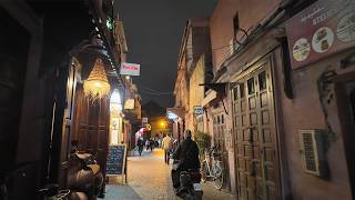 Wondering Around Marrakesh Morocco at Night in the Medina!