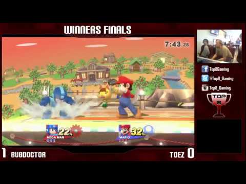 Top 8 (Feb 7, 2016) - WINNERS FINALS: BugDoctor (Mega Man) vs. ToeZ (Lucas, Mario)