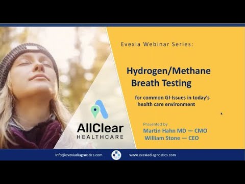 Evexia Webinar Series: Hydrogen Methane Breath Testing by AllClear
