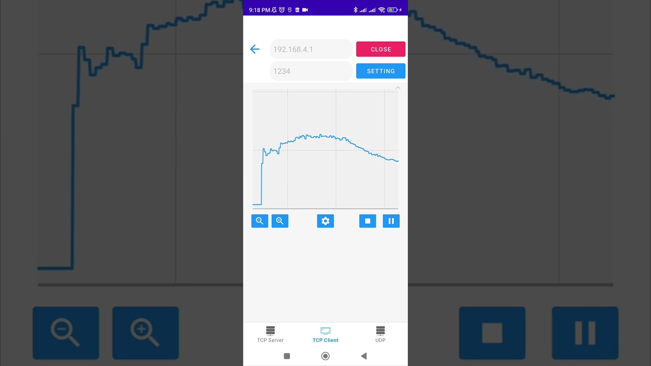 Graph View in Cypress Android App