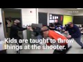How children are taught to survive school shootings
