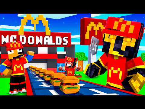 ABRÍ mi PROPIO RESTAURANTE MCDONALDS en MINECRAFT 😱