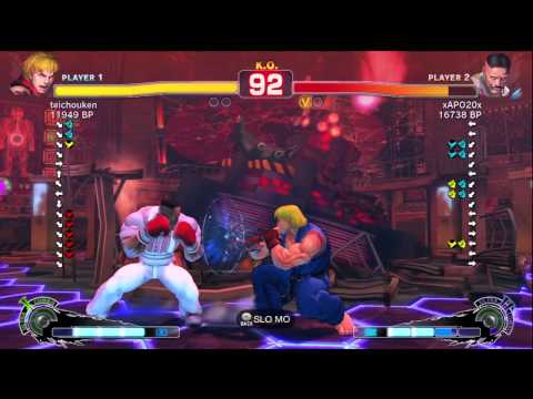 xAPO20x [Dudley] vs teichouken [Ken] SSF4 Japanese Online Ranked Matches - TRUE-HD