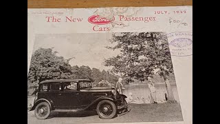 1932 Ford Model Y and B Brochure Dagenham England Early Vintage Classic Sidevalve