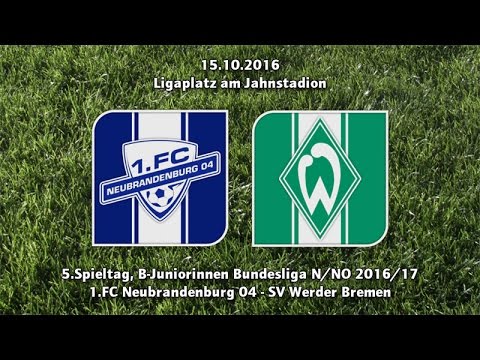 1.FCN 04 - Werder Bremen 1:0 (15.10.2016) - U17 B-Juniorinnen