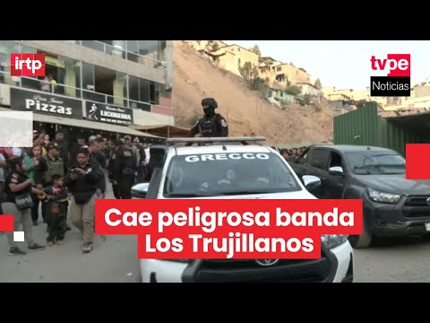 Three members of Los Trujillanos captured in police operation in Villa María del Triunfo