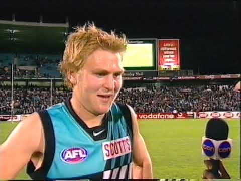 2002 Semi-final Port Adelaide VS Essendon Nick Stevens Chad Cornes