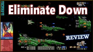 Eliminate Down - on the SEGA Genesis / Mega Drive with Commentary !!