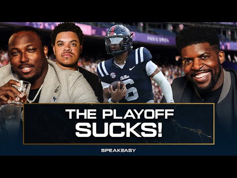 "The College Football Playoff SUCKS!" - The Speakeasy BREAKS DOWN HORRIBLE first round matchups