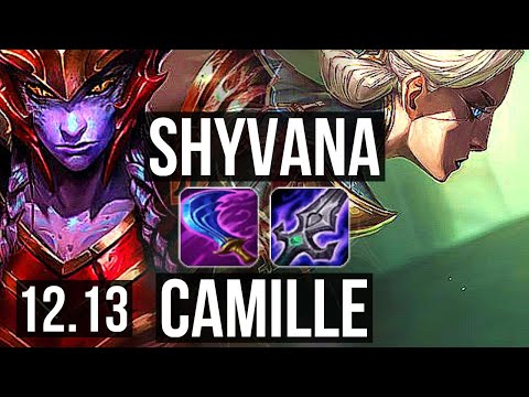 SHYVANA vs CAMILLE (TOP) | 7/0/4, 4.0M mastery, 1500+ games, Godlike | EUW Diamond | 12.13