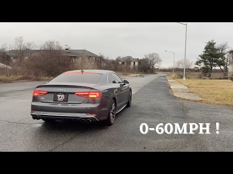 First Launch Control in the Audi S5 AND 0-60 MPH! How fast is it??