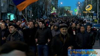 Ընդդիմությունն անհնազանդության բազմամարդ երթ անցկացրեց. ակցիաները կշարունակվեն վաղը