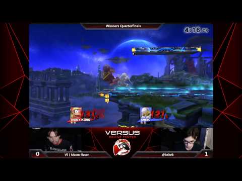Versus Weekly 4/23/15 - Winners Qtrs - Seibrik (DiddyKong) vs. Master Raven (Sheik) - Smash 4