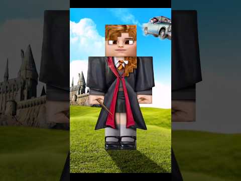 Alex and Hermione 👩🏻‍🦰✨️ #realistic #minecraft #harrypotter