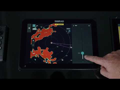 Simrad | NSX Radar Screen View & Usage
