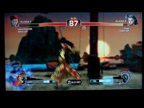 SSF4: Lost Fragment (Viper) vs Saqs (Rose) - GAF XBL 3 vs 3 Team Tourney - Set 1
