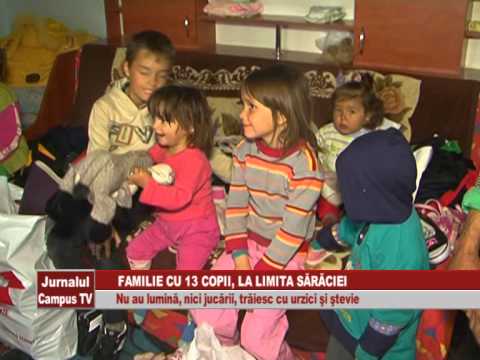 FAMILY WITH 13 CHILDREN, ON THE EDGE OF POVERTY