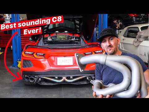 WORLDS FIRST $4,000 CERAMIC RACE HEADERS CORVETTE C8! *SO LOUD!*