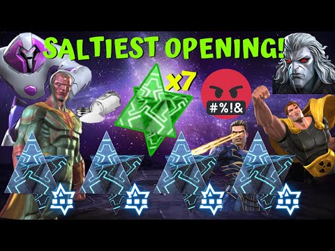 MY SALTIEST CRYSTAL OPENING EVER!!! x7 New 6* Featureds! x4 6* Nexus! - Marvel Contest of Champions