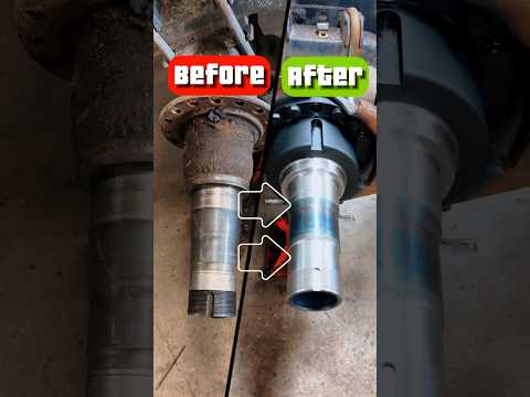 Replacing all 4 axle spindles like never before #truck #shorts #viral #shortvideo #trailer #mechanic