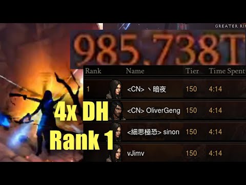 4x DH is Rank 1 in 4man and other Fun Discoveries - Season 25 PTR