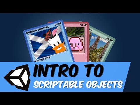 A Quick Intro To Scriptable Objects Unity Beginner Tutorial