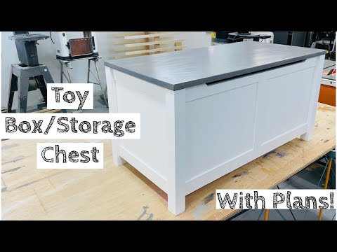 Building a Toy Box/Storage Chest | Plans Available!