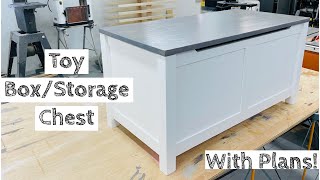 Building a Toy Box/Storage Chest | Plans Available!